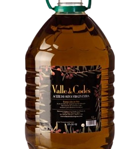 Aceite de Oliva Virgen Extra · 80% arbequina y 20% arróniz · Garrafa 5 l.