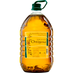 Aceite de Oliva Virgen Extra · 100% Arbequina · Garrafa 5 l.