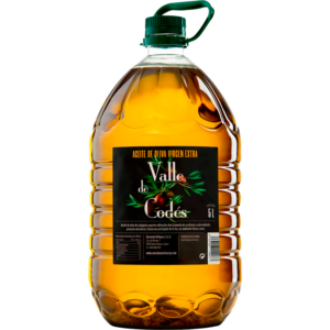 Aceite de Oliva Virgen Extra · 80% arbequina y 20% arróniz · Garrafa 5 l.