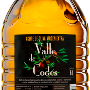 Aceite de Oliva Virgen Extra · 80% arbequina y 20% arróniz · Garrafa 5 l.