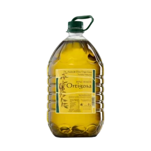 Extra Virgin Olive Oil · 100% Arbequina · 5 L bottle.